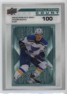 2024-25 Upper Deck Serie 1 Popolazione 100/100 Zachary Bolduc Rookie RC - Foto 1 di 5