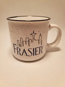 Taza FRASIER CBS TV Show 20 oz cerámica moteada con letras azul marino - Imagen 1 de 6