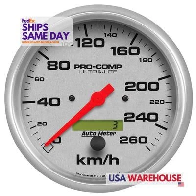 Autometer 4489-M, One 5In U/L Speedometer - 260Kph Metric Performance Parts - Image 1 of 4