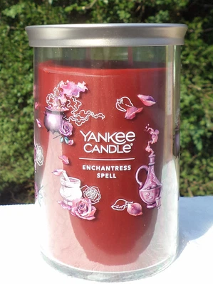 Yankee Candle ENCHANTRESS SPELL 20 oz Signature LARGE TUMBLER 2 Wick NEW - Image 1 of 4