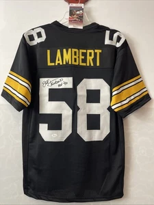 Pittsburgh Steelers Jack Lambert #58 JSA WPP075116 HOF 90 Signed Jersey! AZ17 - Picture 1 of 15