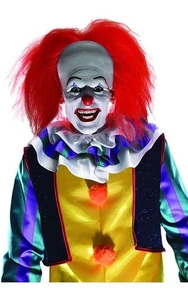 PENNYWISE IT SCARY PAYASO PELUCA ROJA HALLOWEEN CON LICENCIA ACCESORIO DE DISFRAZ - Imagen 1 de 2