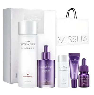 Missha Time Revolution 2-Piece Special Set 5X  The First Essence 150ml + Night - Image 1 of 3