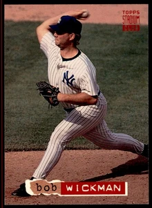 Estadio de béisbol Club Bob Wickman 1994 Yankees de Nueva York #494 - Imagen 1 de 2