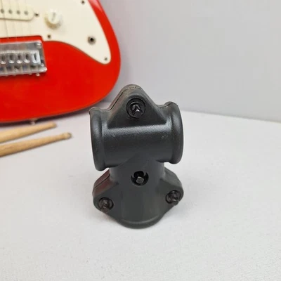 ALESIS YAMAHA DRUM ROLAND 3-WAY T BRACKET MOUNTING RACK JOINER BLACK FREE P&P - Image 1 of 4