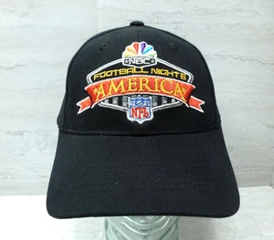 VTG NBC Sunday Football Night In America NFL Hat Adjustable Strap Black Cap - Picture 1 of 6