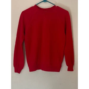 Hanna Andersson HA Boys RED Basics Pullover SWEATSHIRT Sz150cm/12 School - Picture 1 of 16