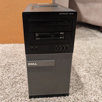 Dell Windows 11 Pro x64 Optiplex 7010 Desktop Tower PC i5 3.4GHz/1TB-HDD/8GB RAM - Image 1 of 2