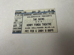 THE SHINS Concert TICKET STUB Henry Ford Theatre - Feb 6, 2004! - Picture 1 of 4