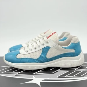 Size 8.5 UK (9.5 US) - Prada Americas Cup ' Light Blue White ' | GOOD COND! - Picture 1 of 14