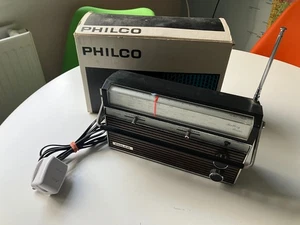 Philco portable radio T183 LW MW VHF battery/mains power with box spares/repair - Picture 1 of 9
