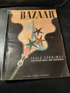 HARPER'S BAZAAR Septembet 15 1938 CASSANDRE Poiret Lelong Vionnet BALENCIAGA - Picture 1 of 21