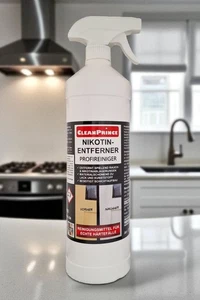 Nicotina - Removedor 1 litro | con cabezal pulverizador | Limpiador de hollín Gilb plástico cocina - Imagen 1 de 12