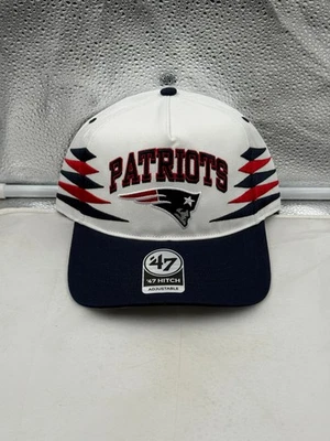 Gorra ajustable New England Patriots NFL '47 marca diamante blanco enganche Snapback Foto 1 de 4