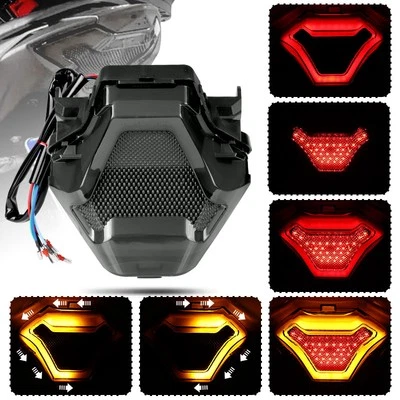 LED Tail Light Turn Signals Brake Integrated For Yamaha MT-03 MT-07 FZ07 YZF R3 - Image 1 of 4