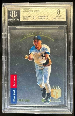 SP Derek Jeter Rookie RC 1993 #279 Yankees BGS 8 Foto 1 de 2