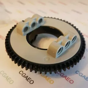 1 x Lego 18939c01 Technic, Turntable Large Type 3 Base with Black Technic - Imagen 1 de 1