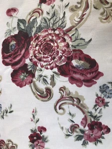 Neu Laura Ashley Vintage Victoria Blumen gefütterte Vorhänge 74"" W 44"" D 186 cm 111 cm - Bild 1 von 12