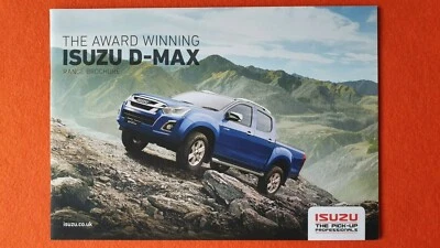 Isuzu D-Max Utility Eiger Yukon Utah Blade pick-up sales brochure 2018 MINT P - Image 1 of 4