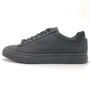 Forwin Classico Black Vegan Handmade Low Top Sneakers Mens 7.5 - Picture 1 of 10