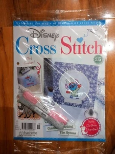 Disney Cross Stitch #215, Free Thread To Continu Stitching The Hyenas,Partworks - Picture 1 of 1