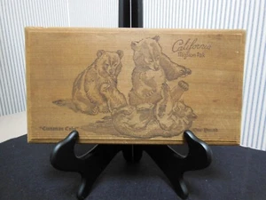 Mission Pak California Redwood Holz Obstkiste Sammelbox ohne Scharniere - Bild 1 von 11