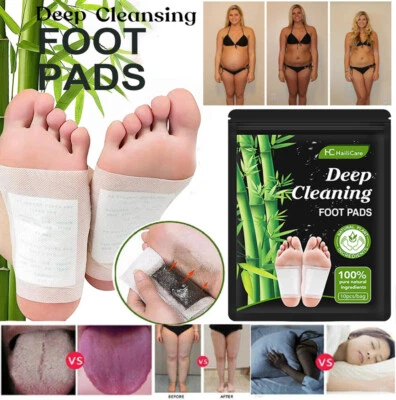 HAILICARE Bamboo Natural Cleansing Patches, Tiefenreinigende Fußpolster für die Fußpflege