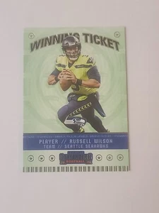 2020 Contenders Football Russell Wilson Winning Ticket Insert In Toploader  - Picture 1 of 7