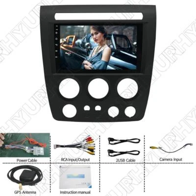 9'' Android 10.1 1+16GB Car Stereo Radio GPS WIFI 3G 4G For Hummer H3 2005-2011 - Image 1 of 4
