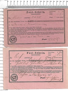 lot 4x Post - Schein Thurn und Taxis für Expedition mit angeblichem Werth; 62058 - Bild 1 von 2