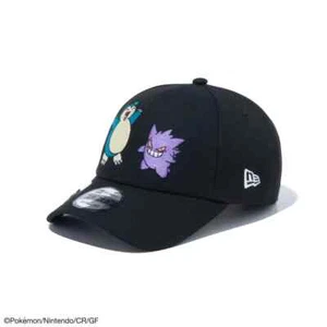 New era Pokémon Snorlax & Gengar Cap 9FORTY On Par 14124528 Black Unisex New - Picture 1 of 9