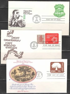 US Scott #U575, U576 & U582 First Day stamped envelope. - Picture 1 of 1