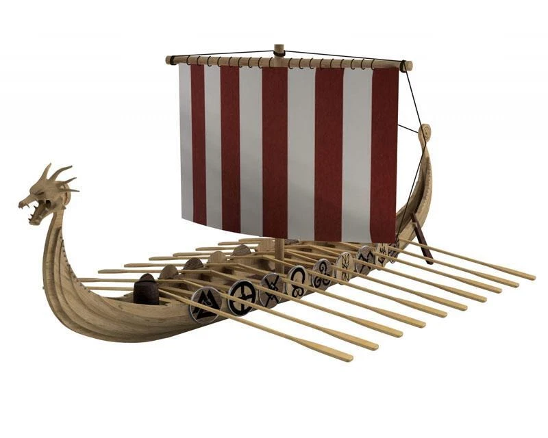 TÜRKMODELL TÜRKMODEL KRICK Wikingerschiff 1:87 Bausatz / 24575