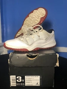 2012 Air Jordan Retro 11 Low 'Cherry Bottom' (SIZE 3y) PS - Picture 1 of 5