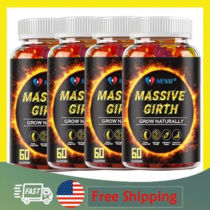 Male Enhancing 60 Gummies,Massive Girth Enlargement Support Testosterone Extreme - Picture 1 of 15