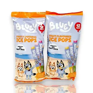 Ice Pops aromatizzati alla frutta Bluey confezione 2 x 12 con succo di frutta 25% fruttato e rinfrescante - Foto 1 di 10