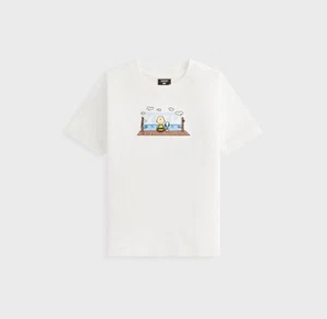 Kith Kids for Peanuts Ocean View Box Logo Tee in White Size S - Picture 1 of 6