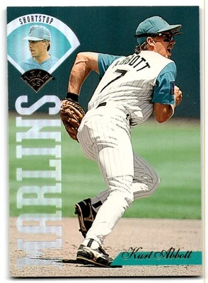 1995 Leaf Kurt Abbott Florida Marlins #191 - Image 1 of 2