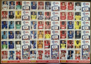 Panini EFL 2025/26 ALL 15 sticker sheets of 6 stickers - Picture 1 of 16