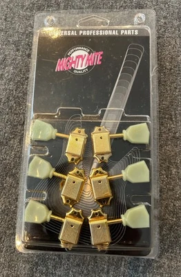 Sintonizadores Mighty Mite Kluson Gold Guiar - 3x3 - Sin abrir nuevo stock antiguo Foto 1 de 4