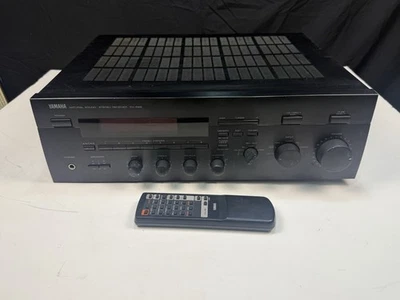 Yamaha RX-595 80 Watt Receiver w Remote + Cables Bundle TESTED/WORKS! - Image 1 of 4
