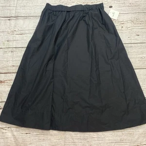 Ellen Tracy langer schwarzer Rock Damen A-Linie Maxirock Gr. XL NEU - Bild 1 von 8