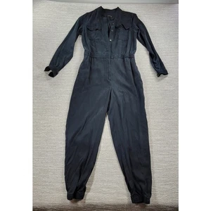Banana Republic Utility Jogger Overall Damen 8 Tall Schwarz Tencel Langarm - Bild 1 von 23