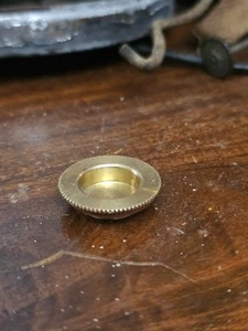 Antique Dietz SG&L Ham Brass Tubular Lantern 9/16 Fuel Cap - Picture 1 of 3