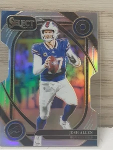 2024 Panini Select Josh Allen #225 Silver Die-Cut Club Level Buffalo Bills 🏈 - Picture 1 of 6