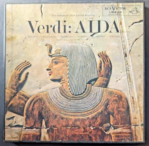 Verdi Aïda 3 x Vinyl Box Set Milanov Bjoerling Barbieri Warren 1955 RCA 12" AIDA - Picture 1 of 19