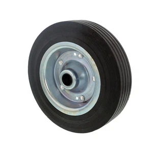 Ersatzrad 200x50 mm für Anhänger-Stützrad – Vollgummi & Stahlfelge, 150 kg - Bild 1 von 5