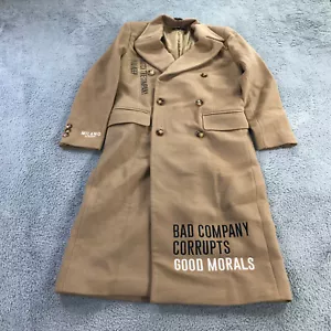 Milano Jacket Mens 2XS XXS Peacoat Beige Trench Coat Christian Trench Spell - Picture 1 of 11