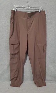 Athleta Women's Utility Cargo Pants Size 14 Mineral Brown Chelsea Lightweight - Picture 1 of 8