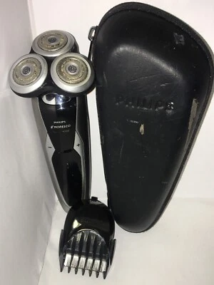 GENUINE PHILLIPS NORELCO SERIES 9000 MODEL S9733 WET & DRY SHAVER w Charger Cord - Image 1 of 4